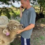 Tilly, Moo&#039;s Daughter and Robert, the owner